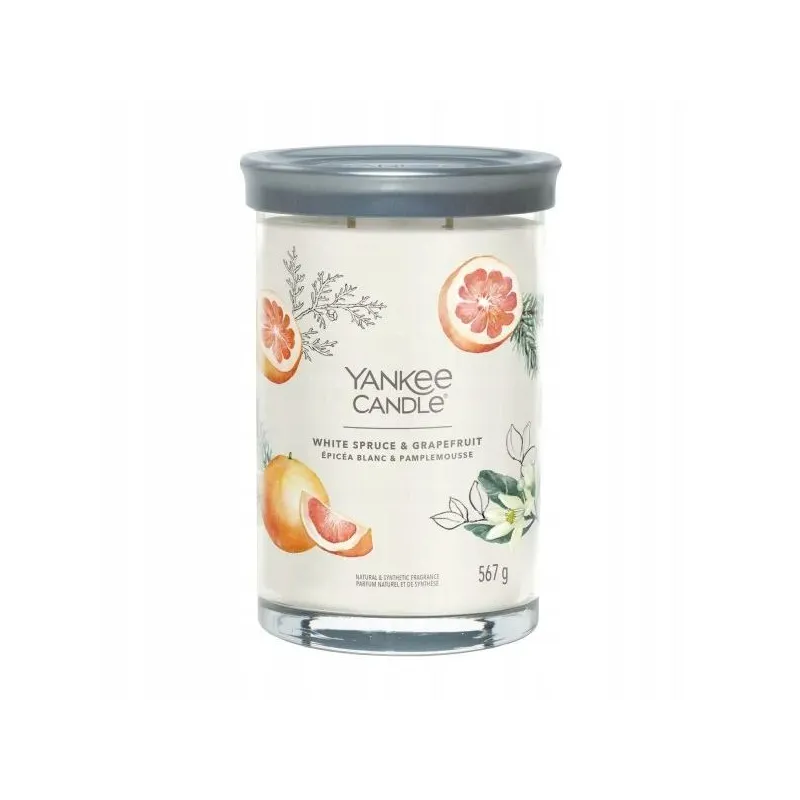 Świeca sojowa Yc Signature White Spruce & Grapefruit Yankee Candle Świeca sojowa Yc Signature White Spruce & Grapefruit Yankee Candle