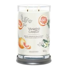 ŚWIECA SOJOWA YC SIGNATURE WHITE SPRUCE & GRAPEFRUIT YANKEE CANDLE