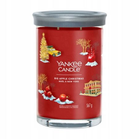 ŚWIECA SOJOWA YC SIGNATURE-TUMBLER BIG APPLE CHRISTMAS YANKEE CANDLE