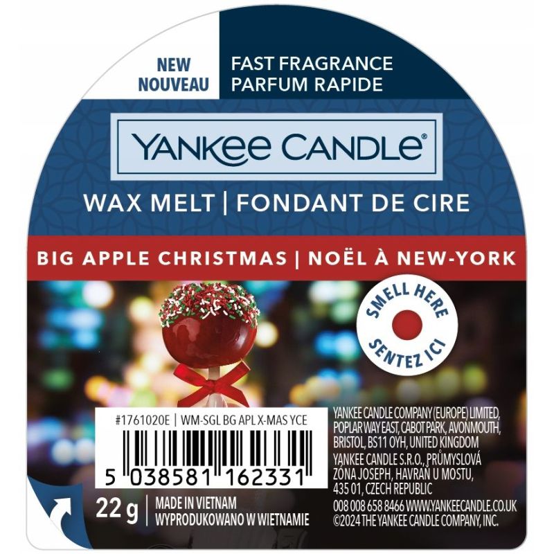 WOSK YC SIGNATURE-BIG APPLE CHRISTMAS YANKEE CANDLE