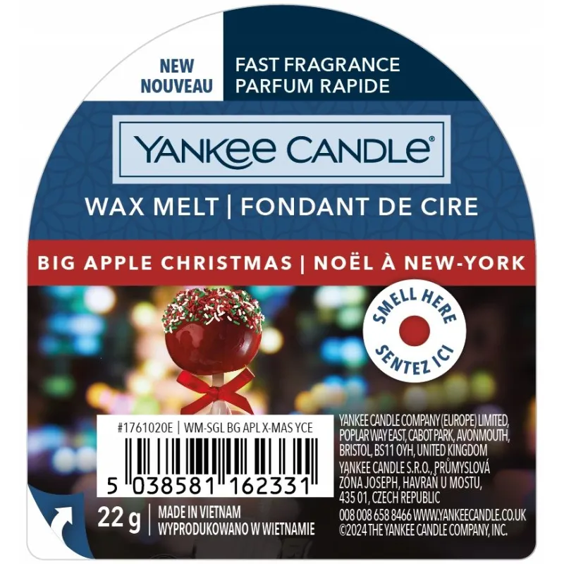 Wosk Yc Signature-Big Apple Christmas Yankee Candle Wosk Yc Signature-Big Apple Christmas Yankee Candle