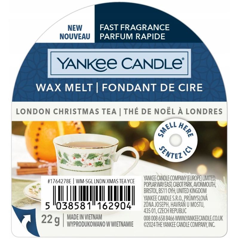 WOSK YC SIGNATURE-LONDON CHRISTMAS TEA YANKEE CANDLE