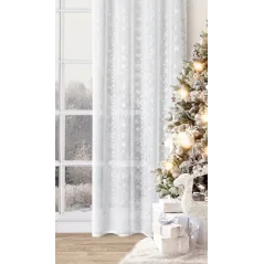 Eurofirany firana gotowa SW/FIR/SNOW/B+SR 140X250 Przel