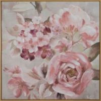 Eurofirany obraz 611 80 x 80 cm ciemnoróżowy