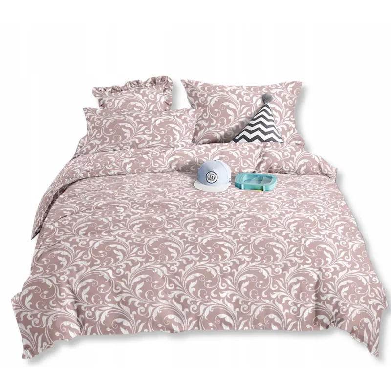 Pościel flanela glamour 220/200 AB06 róż Pościel flanela glamour 220/200 AB06 róż