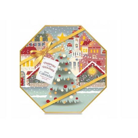 Kalendarz adwentowy mały Passport To The Holidays Yankee Candle 24 szt.