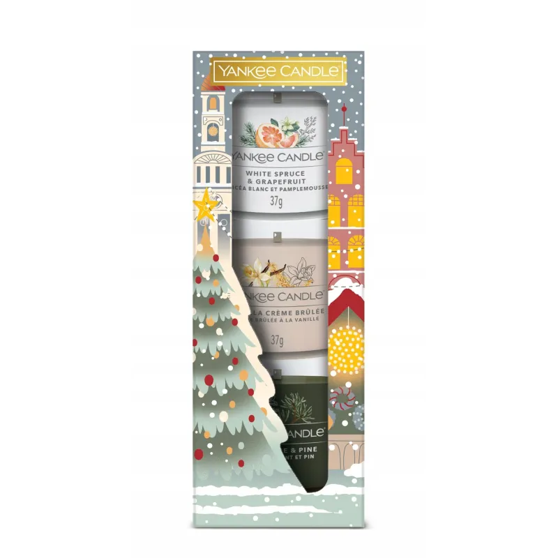 Zestaw 3 świec Passport To The Holidays Yankee Candle 3 szt. Zestaw 3 świec Passport To The Holidays Yankee Candle 3 szt.