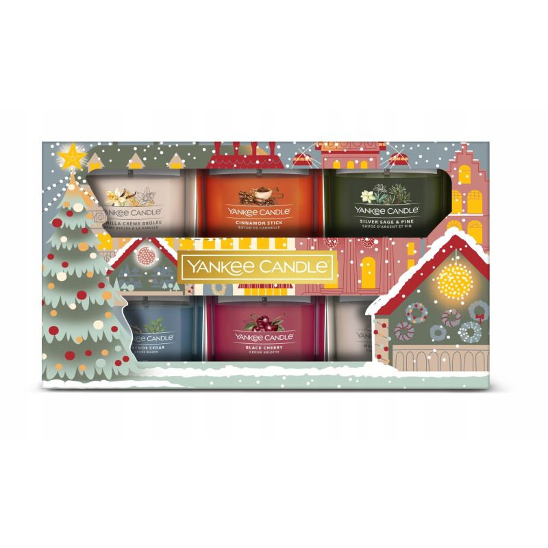 Świeca zapachowa sojowa Passport To The Holidays Yankee Candle 6 szt.