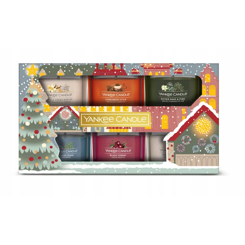 Świeca zapachowa sojowa Passport To The Holidays Yankee Candle 6 szt. Świeca zapachowa sojowa Passport To The Holidays Yankee Candle 6 szt.