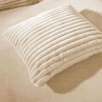 Pościel polar prążki Shw 2581 140/200 beż welur
