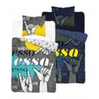 Pościel świecąca bawełna wz. 4759A 160200 fluo Graffiti