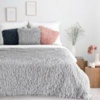 Eurofirany koc Adore 130 x 170 cm srebrny