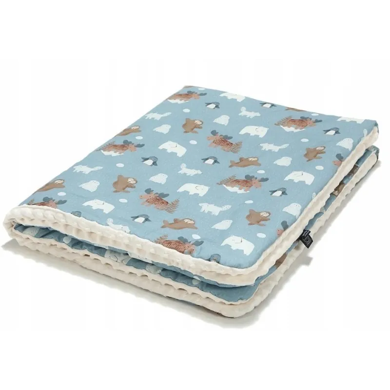 Koc la Millou minky Arctic Friends (l - 110 x 140 cm) Koc la Millou minky Arctic Friends (l - 110 x 140 cm)