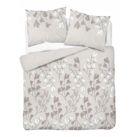 Pościel flanelowa 140X200 Magnolie beż 4954A