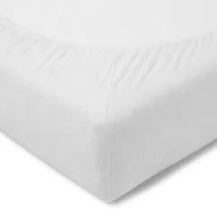 Prześcieradło 100/200 cm welur 100/weiss