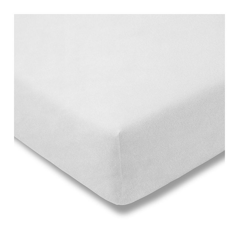 Prześcieradło 150/200 cm welur 100/weiss