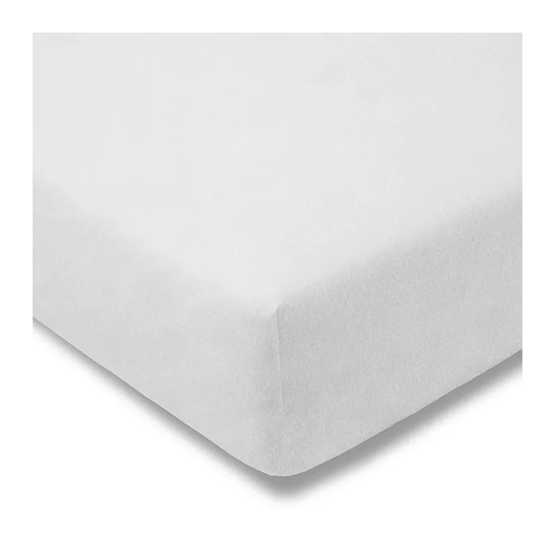 Prześcieradło 150/200 cm welur 100/weiss