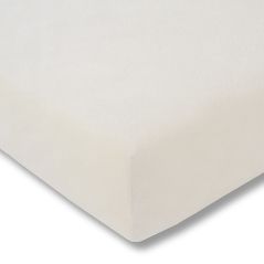 Prześcieradło 100/200 cm welur 110/elfenbein