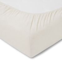 Prześcieradło 200/200 cm welur 110/elfenbein
