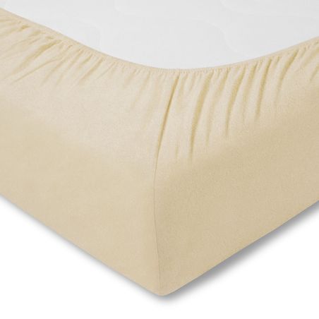 Prześcieradło 150/200 cm welur 230/natur