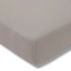 Prześcieradło 150/200 cm Bio bawełna GOTS 800/krzemowy